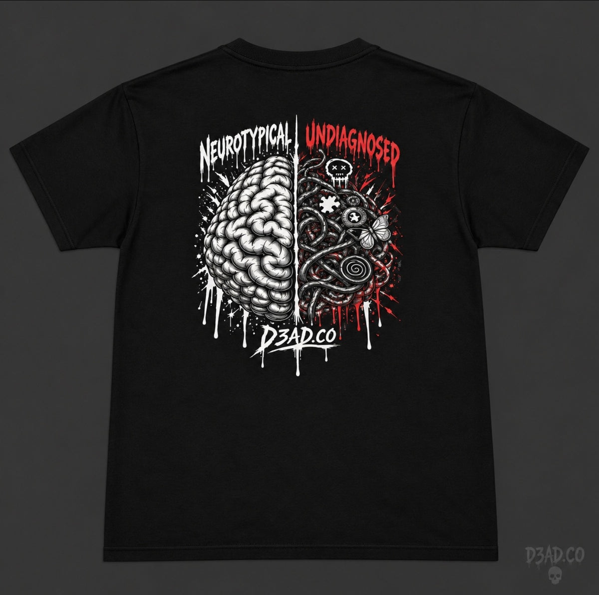 D3AD.CO Logo T-Shirt “NEUROLOGY”