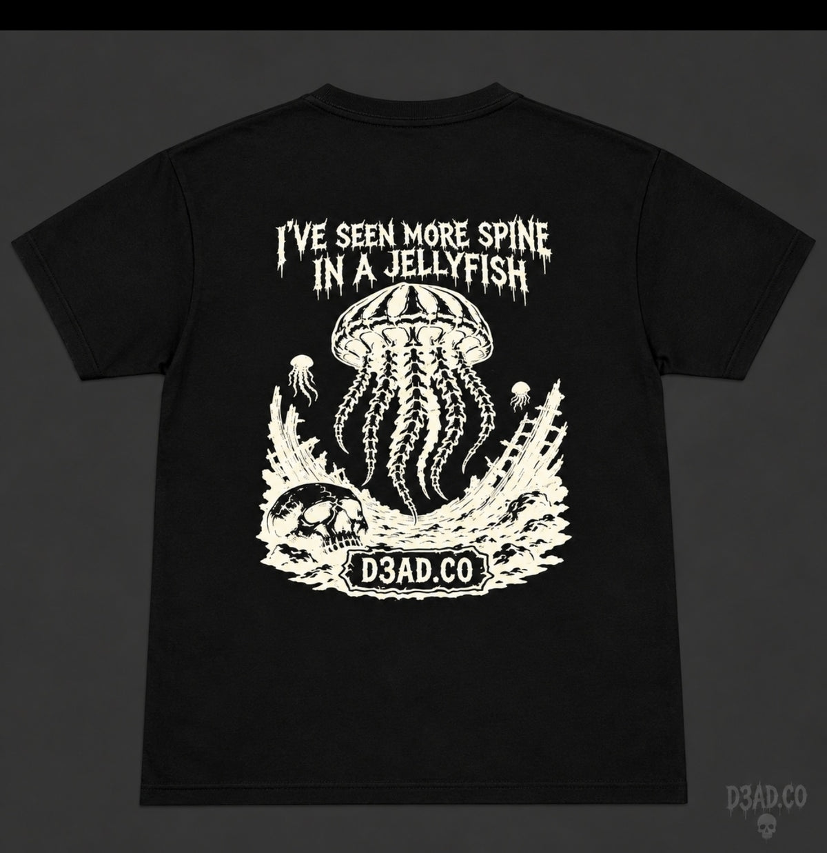 D3AD.CO Logo T-Shirt “SPINELESS TEE"